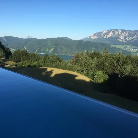 Attersee Luxury Design With Dream Views, Large Pool And Sauna