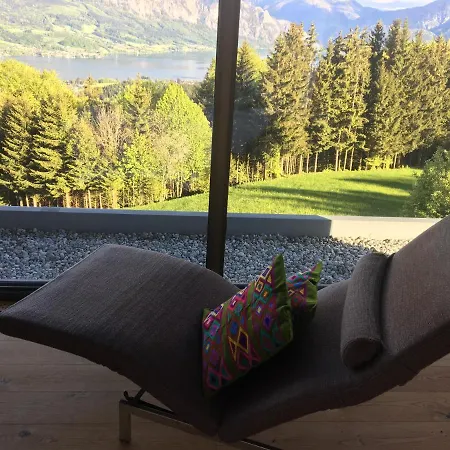 Attersee Luxury Design With Dream Views, Large Pool And Sauna Villa *