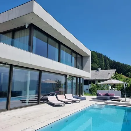 Attersee Luxury Design With Dream Views, Large Pool And Sauna Villa Nussdorf am Attersee