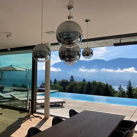 Attersee Luxury Design With Dream Views, Large Pool And Sauna *