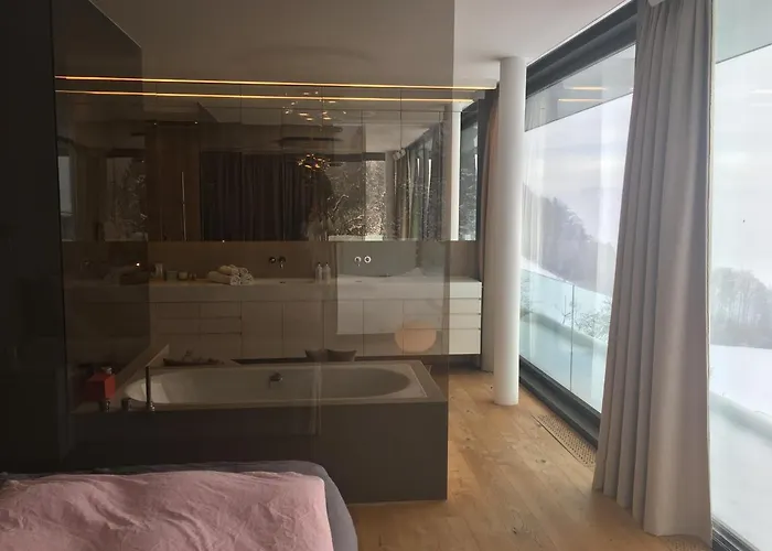 Attersee Luxury Design With Dream Views, Large Pool And Sauna فيلة نسدورف ام اترسي