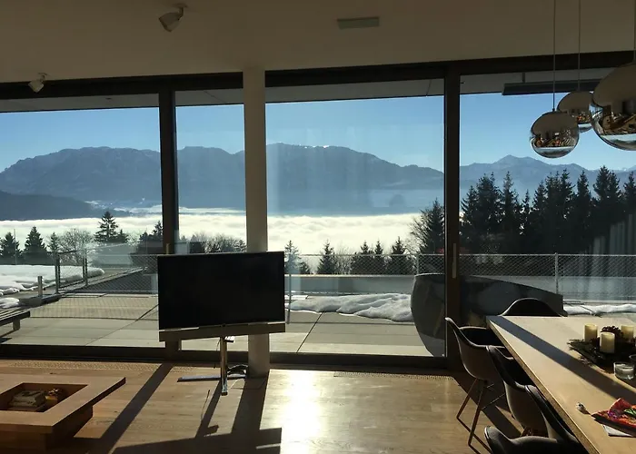 فيلة Attersee Luxury Design With Dream Views, Large Pool And Sauna نسدورف ام اترسي