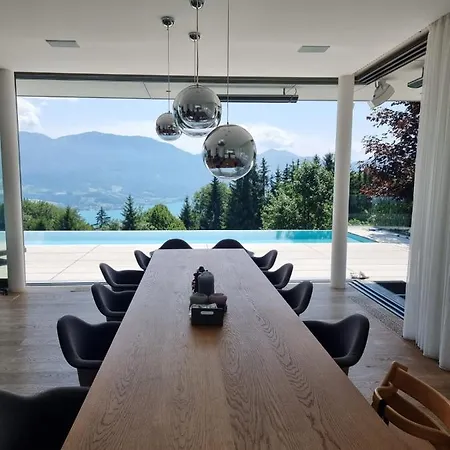 Villa Attersee Luxury Design With Dream Views, Large Pool And Sauna Nussdorf am Attersee