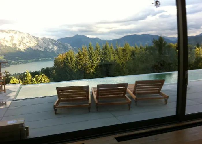 Attersee Luxury Design With Dream Views, Large Pool And Sauna Nussdorf am Attersee