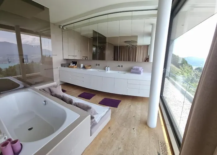 Attersee Luxury Design With Dream Views, Large Pool And Sauna Vila *